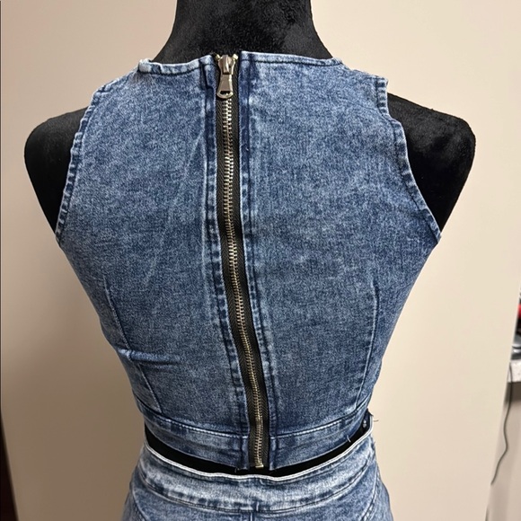 Denim Two-Piece Set - Picture 5 of 7